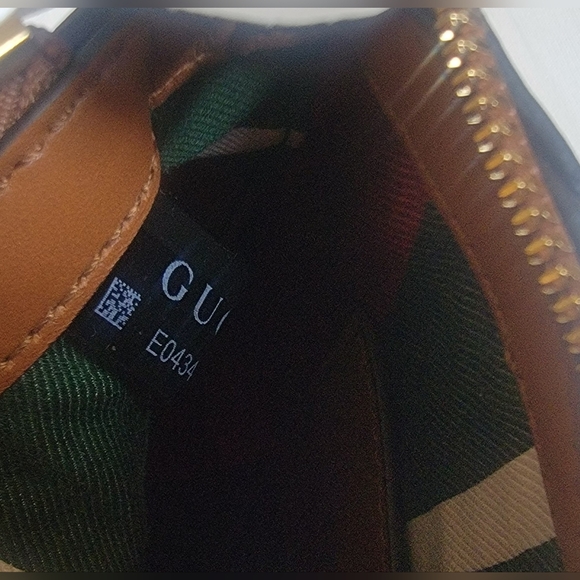 NWT Gucci GG Emblem Monogram Canvas Leather Trim Small Shoulder Bag 2 Straps - Picture 14 of 15